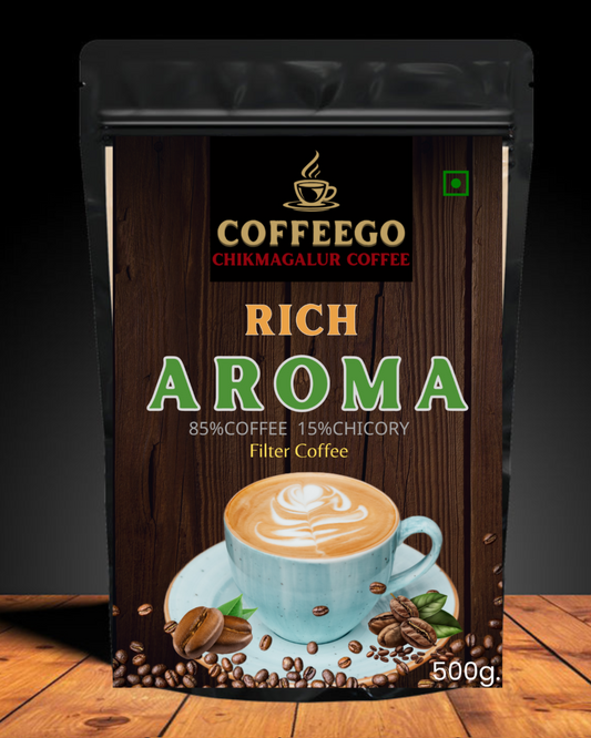 RICH AROMA, FILTER COFFEE (85% COFFEE 15%CHICORY), CoffeeGo Coffee